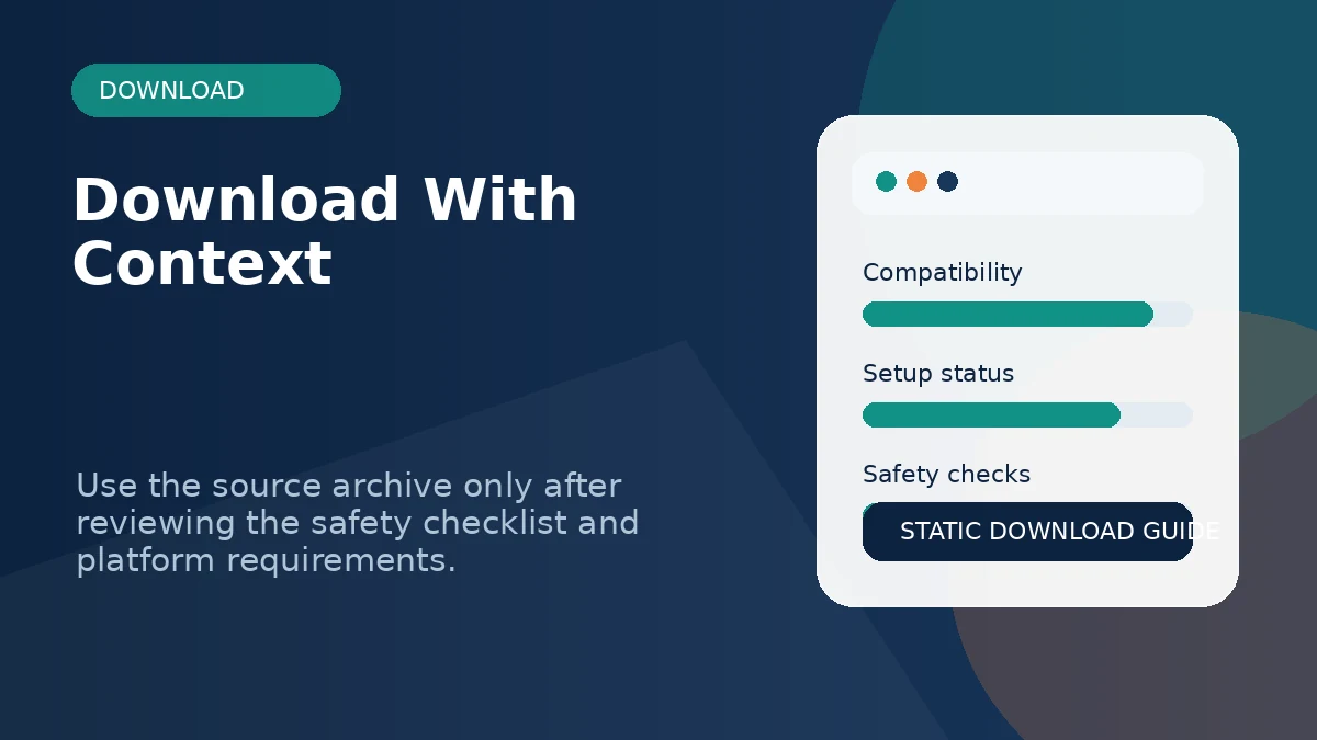 Sakuritadino download and safety checklist visual