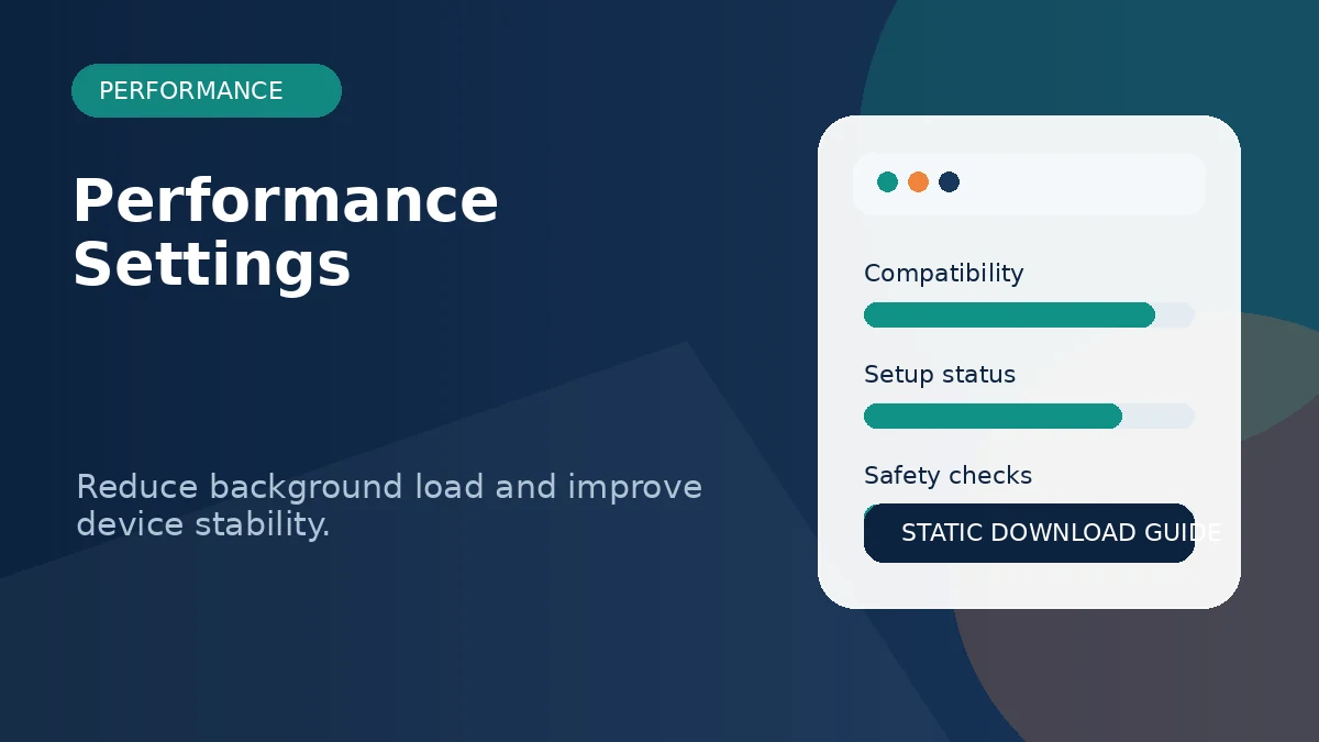 Sakuritadino Performance Settings Guide visual
